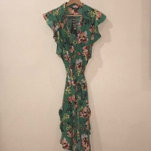 Lauren Ralph Lauren Dresses - Ralph Lauren Green Crepe Floral Dress Lauren Ralph Lauren Dresses - Ralph Lauren Green Crepe Floral Dress